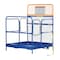 Vestil Steel Work Platform w/2 Door Entry, 48x48, 45-3/8 in. W, 45-3/8 in. D, 1,000 lb. Load Capacity WP-4848-DD - alternate 2